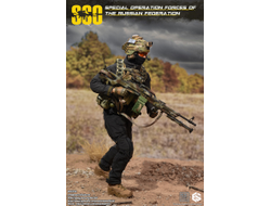 ПРЕДЗАКАЗ - Пулеметчик ССО РФ - Коллекционная ФИГУРКА 1/6 scale Special Operation Forces of The Russian Federation (SSO) (26075С) - Easy&Simple ?ЦЕНА: 26300 РУБ.?
