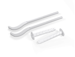 Комплект плоских кронштейнов с дюбелями 7,2х170мм