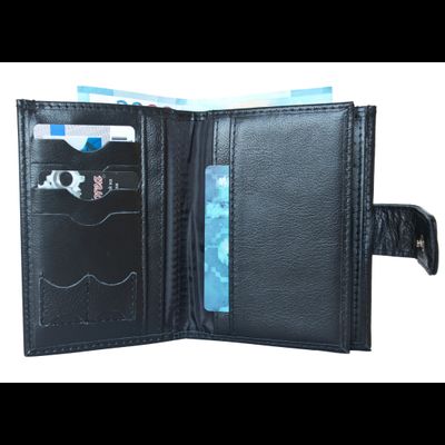 Кожаное портмоне Fratolli black (арт. 7409-01)