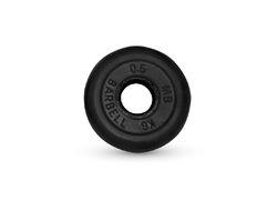 Диск обрезиненный черный  26 мм MB BARBELL 0,5 кг в Воронеже