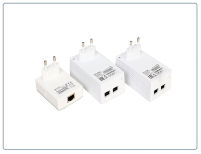TP-LINK, HomePlug AV Сетевой адаптер PowerLine 500 Мбит/с Ethernet + WiFi точка доступа (комплект 2+1 шт.)