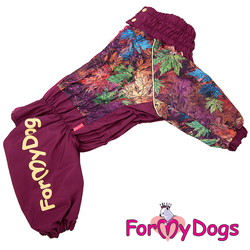 Комбинезон Кленовые Листья Бордовый