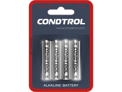 Щелочная батарея Condtrol AAA LR03 4шт