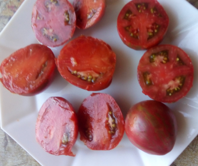 Томат Полосатая милая, темная (Striped Sweetheart, Dark) США