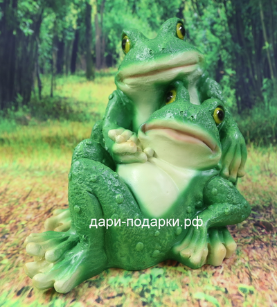 Лягушки влюбленные 23*22*20см   0,950кг   полистоун Россия 1318//016791