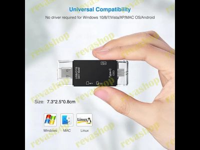 Картридер USB 3,0, OTG, Type C, Micro TF, SD многофункциональный