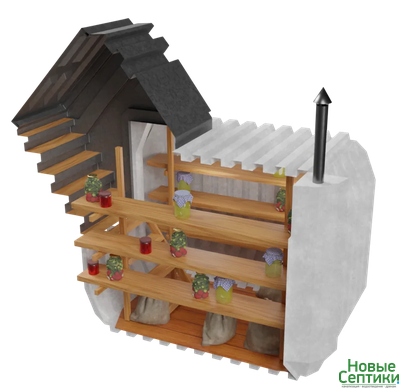 Погреб Арго7Б с боковым входом