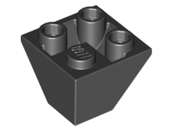 Slope, Inverted 45 2 x 2 Double Convex, Black (3676 / 367626 / 4497186 / 4552039 / 6123840 / 6403373)