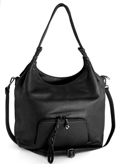 (АРТИКУЛ: 9427/1) СУМКА БОЛЬШАЯ, НАТУРАЛЬНАЯ КОЖА,ЧЕРНАЯ, РУЧКИ И РЕМЕНЬ ЧЕРЕЗ ПЛЕЧО