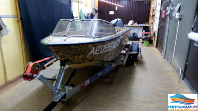 Тент на лодку КАСАТКА 435