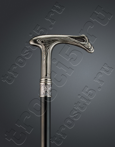 Красивая женская серебряная трость с клинком "Констанция Silver"