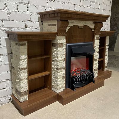 Электрокамин Дублин Премиум NT M1 с очагом Fobos