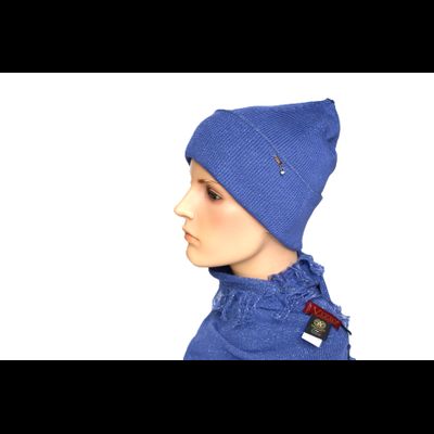 Шарф с бахромой Vizio 1200 SLF лазурный