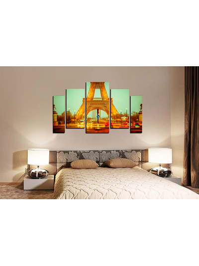 Модульная картина "Однажды в Париже"