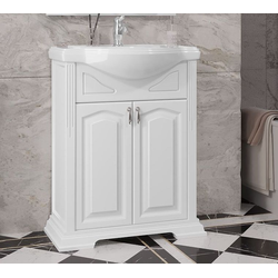 Тумба с раковиной Opadiris Риспекто 65 белый матовый