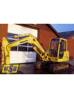 Стекло на мини-экскаватор Komatsu PC75