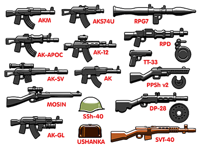 BrickArms Russian Weapons Pack v3