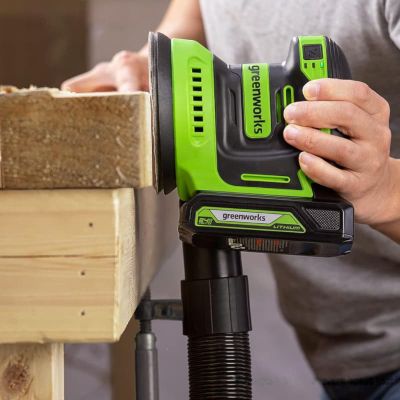 Эксцентриковая шлифмашина аккумуляторная Greenworks OS325, 24V