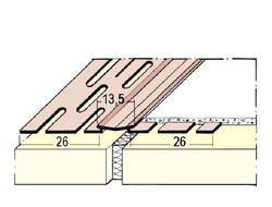 Профиль движения с мягким ПВХ в средней части 25м Protektor Артикул: 37509