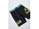 Купить тренировочные Тайтсы-шорты MANTO VT shorts RIO в черно-зеленом цвете фото