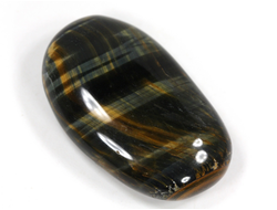 Тигрово-соколиный глаз, полировка плоская, ЮАР (37*22*10 мм, 16 г) №35701