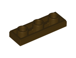 Tile, Modified 1 x 3 Inverted with Hole, Dark Brown (35459 / 6272145)