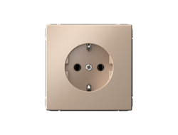 Systeme Electric ArtGallery Песочный Розетка с заземлением, 16А, механизм GAL001243