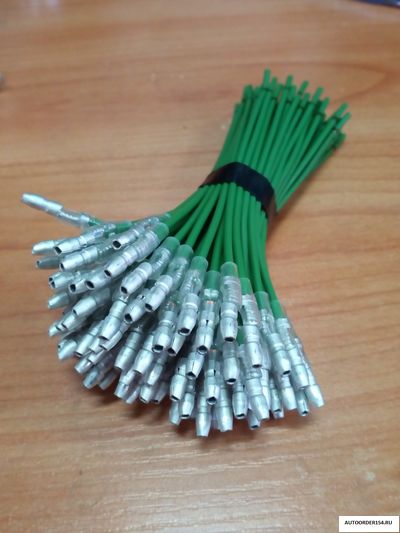 Контакт  папа круглая в изоляции (цена за 50 шт.)