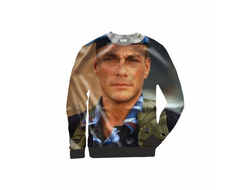 Свитшот 3D Jean-Claude Van Damme, Жан-Клод Ван Дамм №9