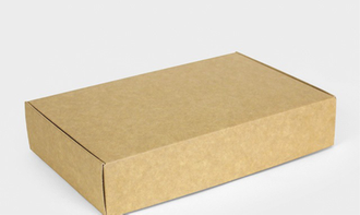 Коробка (крафт) с бумагой тишью