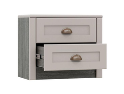 Спальня Прованс - Тумба прикроватная Ясень Анкор тёмный/Мускат