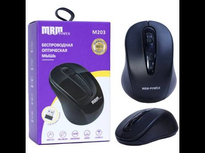Мышь беспроводная Mrm-Power M203 Black