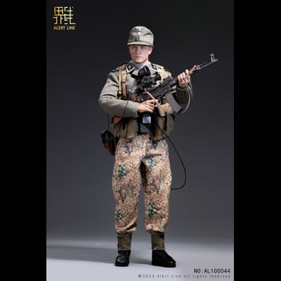 Немецкий солдат - Коллекционная ФИГУРКА 1/6 WWII German Waffen-SS Soldier (AL100044) - Alert Line