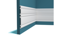 Декоративная 3D панель Перфект-Plus P169-2800, из дюрополимера, под покраску, 280х20х1.4см