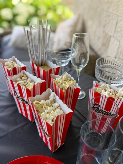 Оформление детского дня рождения в красно-чёрном стиле № 1451