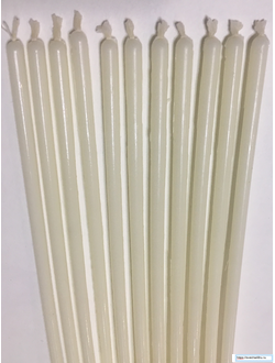 Свеча белая №40 (2 часа горения).