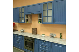 Кухня прямая, 3000мм.  Материал фасадов МДФ. Срок изготовления от 30 рабочих дней. Цена на момент изготовления 115000 руб.