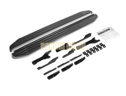 Порог-площадка "Premium" A193ALP + комплект крепежа, RIVAL, Exeed VX 2021-2023