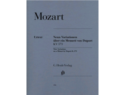 Mozart: Nine Variations on a Minuet by Duport K. 573