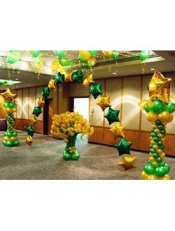 Композиция "23 Февраля - Арка Звезды"