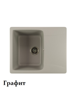 Мойки из искусственного мрамора MIXLINE ML-GM26 с крылом 470*580*190мм