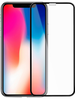 Защитное стекло Perfeo 2.5D для iPhone X/XS (черная рамка)