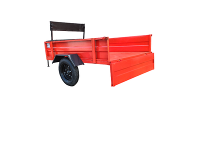 Телега ТПМ 2-221 "FORZA" СРЕДНЯЯ (500кг,КОЛЕСА 4.00-10 КИТАЙ, 2-х м. сид. со СПИНК,разъем дышло)