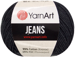 Jeans Yarn Art пряжа цвет № 28 антрацит
