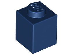 Brick 1 x 1, Dark Blue (3005 / 4255413)
