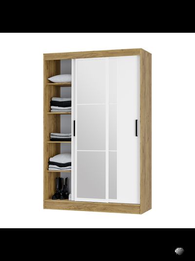 Тайм ШКК-03 шкаф-купе Крафт/Белый