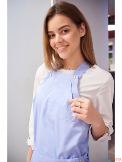 Фартук медицинский DOCLIKE DL015 голубой