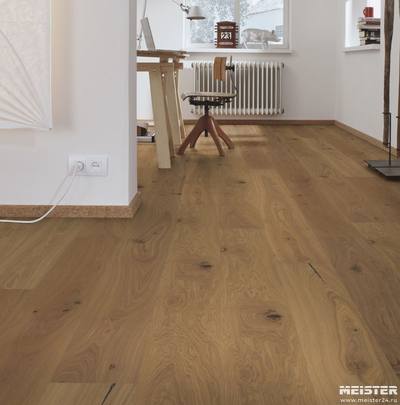 Паркетная доска Meister Дуб Витал Россфельдальм 8836 в интерьере