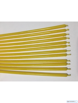 Свеча желтая №20 (3 часа горения).