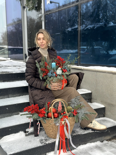 Новогодняя композиция № 1186